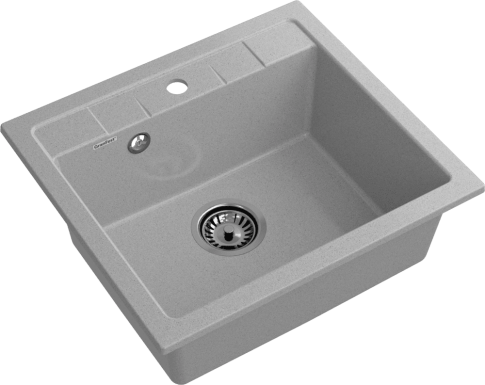 Кухонная мойка GRANFEST QUADRO Q-561 серый