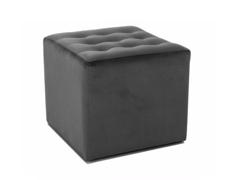 Пуф SIGNAL LORI Velvet Bluvel 19 черный