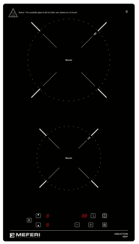 Варочная панель индукционная MEFERI MIH302BK POWER