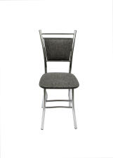 Стул ВВР Мажор серый/хром, рогожка