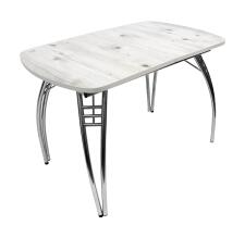 Стол ВВР Раздвижной пластиковый Бискайская сосна/паук 110-150/70