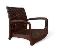 Стул Sheffilton SHT-S68 артикул СТ-68 коричневый/белый муар