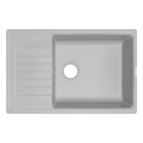 Мойка ZORG Dello 78 серый жемчуг