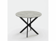 Стол ВВР Орион раздвижной, каспий серый/черный, пластик