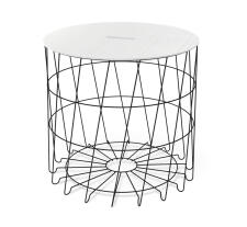 Стол журнальный Sheffilton SHT-CT41 сандал/черный муар