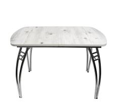 Стол ВВР Раздвижной пластиковый Бискайская сосна/паук 110-150/70