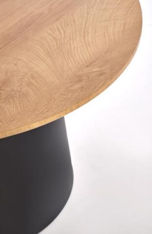 Комплект HALMAR MALOMI (2 стола журнальных) натуральный/черный