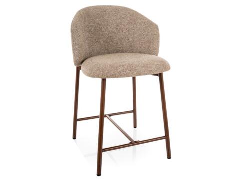 Стул барный SIGNAL OSAKA H-2 t.253 бежевый/орех