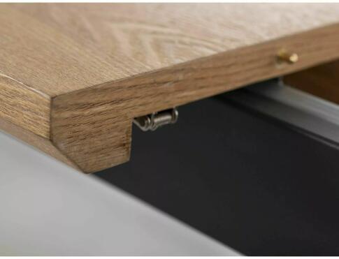 Стол обеденный SIGNAL LOGAN дуб/черный 160-200/90