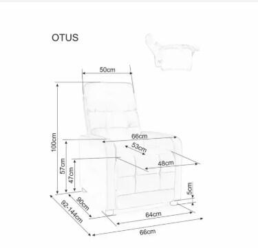 Кресло SIGNAL OTUS Brego 07 раскладное, серый