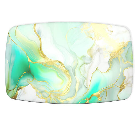 Столешница Sheffilton SHT-TT32 118/77 стекло/МДФ лазурно-голубой