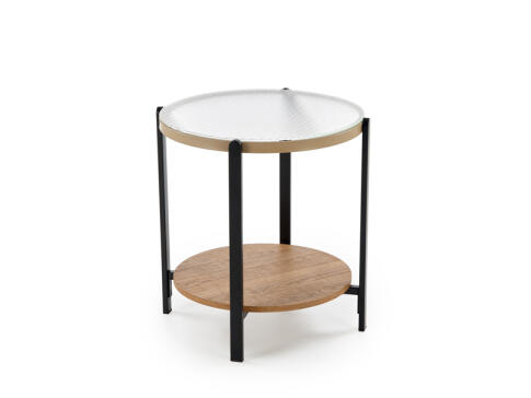 Стол журнальный HALMAR KAMALA S натуральный/черный