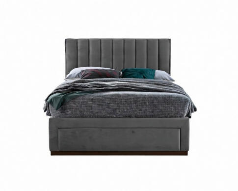 Кровать HALMAR GRACE серый, 160/200