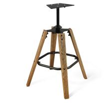 Каркас стула Sheffilton SHT-S93 артикул КС-93 браш.коричневый/черный муар (+)