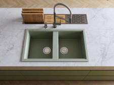 Кухонная мойка Omoikiri Kitagawa 86-2-WG Artceramic/wind green