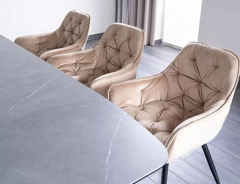 Стул SIGNAL CHERRY Velvet Bluvel 28 бежевый/черный