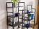 Стеллаж SIGNAL LOFT R4 черный 115/60