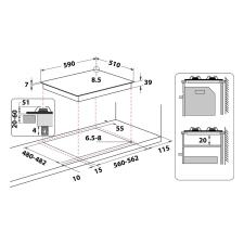 Поверхность газовая WHIRLPOOL AKWL 628/IXL