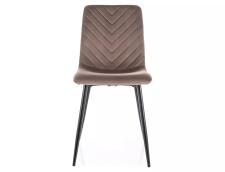 Стул SIGNAL DAREN Velvet Bluvel 38 капучино/черный Стул SIGNAL DAREN Velvet Bluvel 38 капучино/черный