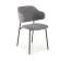 Стул HALMAR K497 светло-серый/черный
