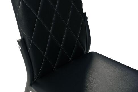 Стул ВВР Румба Черный/черный, экокожа