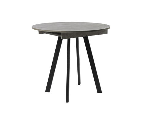 Стол ВВР Элип Камень светлый/черный профиль, ЛДСП