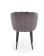 Стул HALMAR K386 серый/черный