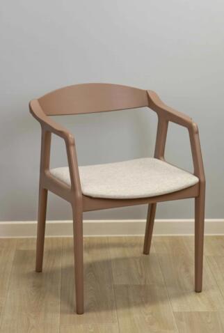 Стул Sheffilton SHT-S202 светлый беж/коричневый