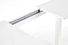 Стол обеденный HALMAR MAURYCY белый/белый 118-158/75