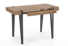 Стол компьютерный HALMAR B39 орех медовый/черный