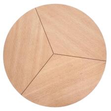 Стол журнальный HALMAR KARIDA дуб натуральный/черный, 80/41