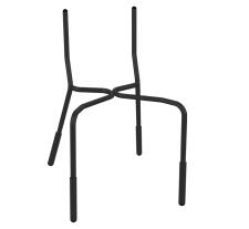 Стул Sheffilton SHT-S85PB-1 желтый/желтый/черный муар