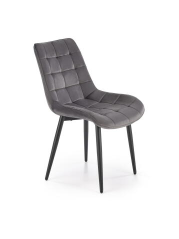 Стул HALMAR K580 серый/черный