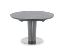 Стол обеденный HALMAR RICARDO серый мрамор 120-160/120