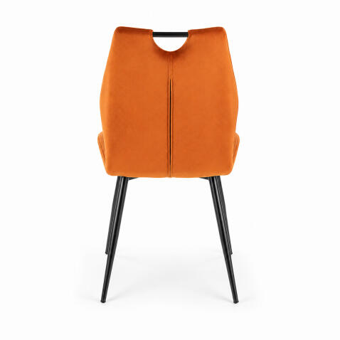 Стул SIGNAL ARCO Velvet Bluvel 4215 корица/черный