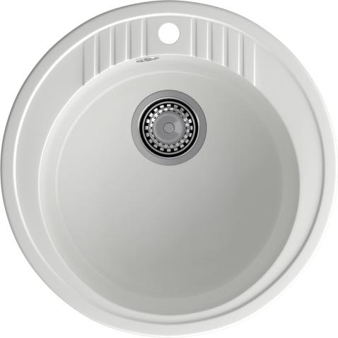 Кухонная мойка GRANFEST RONDO R-520 иней