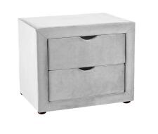 Тумба прикроватная SIGNAL ET-002 Velvet Bluvel 03 светло-серый