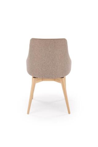 Стул HALMAR MALAGA Mavel 38/Stelar 16 бежевый/бук