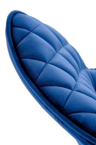 Стул HALMAR K520 синий/черный, поворотный