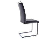 Стул SIGNAL H441 Velvet tap. 117 черный/черный мат