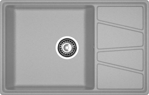 Кухонная мойка GRANFEST VERTEX V-780L серый