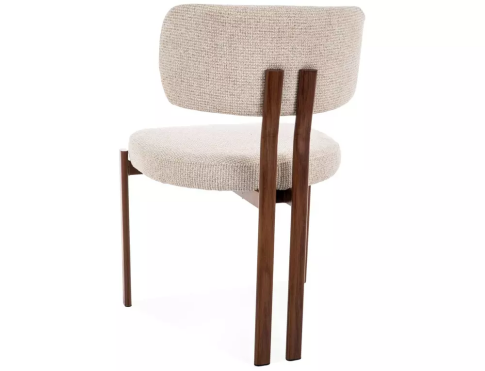 Стул SIGNAL MISAKI D t.255 светло-бежевый/орех