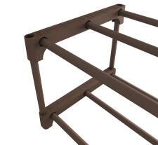 Полка для обуви Sheffilton SHT-SR3-P артикул ПЛТ-166 коричневый/коричневый