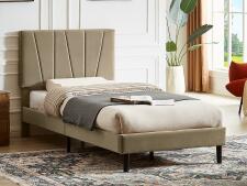 Кровать SIGNAL SAVANA Velvet Bluvel 28 бежевый, 90/200