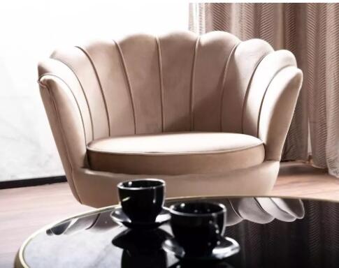 Кресло SIGNAL CAMELLIA Velvet Bluvel 28 бежевый/золотой
