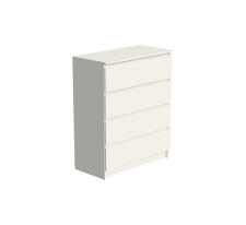 Комод ДСВ (МС Мори) МК 800.4 Сатин