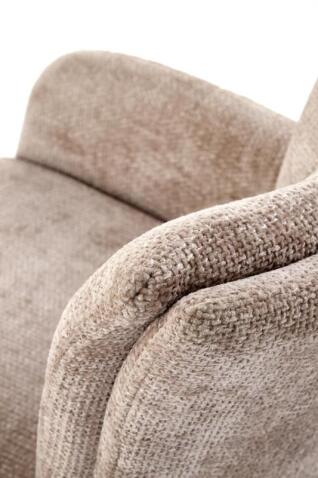 Стул HALMAR K540 бежевый/черный, поворотный