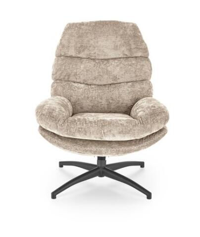 Кресло HALMAR DARIO бежевый/черный