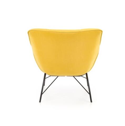 Кресло HALMAR BELTON желтый/черный