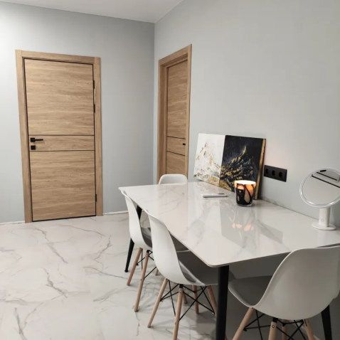 Стол обеденный SIGNAL RION белый/черный 160/90